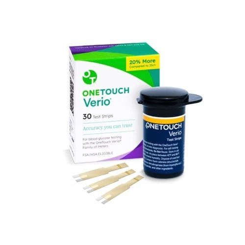 Diabete test strip - OneTouch Verio® - Lifescan - blood glucose / blood
