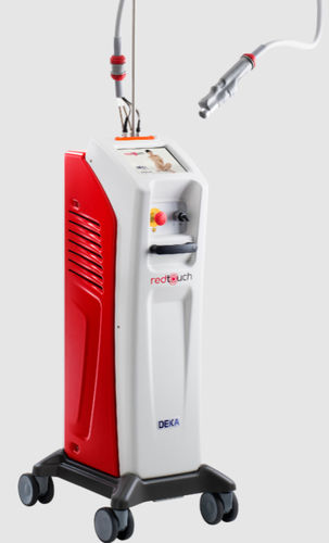 Pigmented lesion treatment laser - RedTouch - Deka - skin rejuvenation / trolley-mounted / millisecond