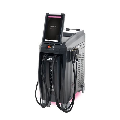 Muscle electrical stimulation body contouring unit - PHYSIQ 360° - Deka - laser body contouring unit / trolley-mounted