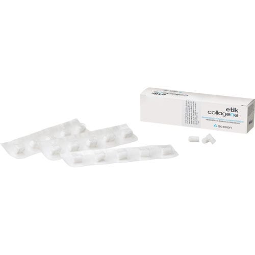 Intraoral wound dressing - Etik Collagene - ACTEON GROUP - sterile / healing / hemostatic