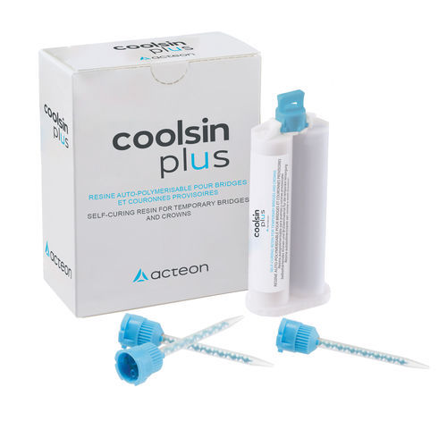 Resin dental material - Coolsin™ Plus - ACTEON GROUP - for dental crowns / for dental bridges / photopolymerizable