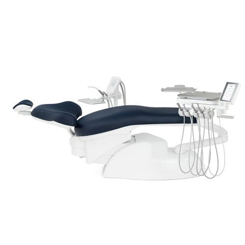 Dental treatment unit with electric chair - PE9 Side - Airel-Quetin - ambidextrous / with intraoral camera / with delivery system