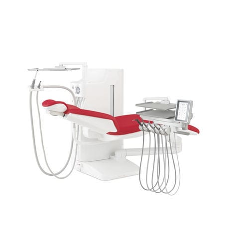 Dental unit with electric chair - K2 NEO.2 - Airel-Quetin - with adjustable headrest / with intraoral camera / with delivery system