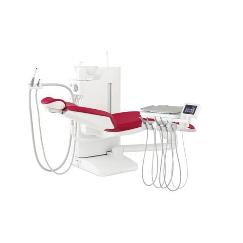 Dental treatment unit with chair - K2 CHIR - Airel-Quetin - with adjustable headrest / with intraoral camera / with delivery system
