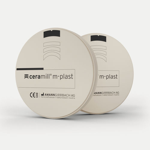 Polyurethane dental material - Ceramill M-Plast - Amann Girrbach - resin / CAD/CAM / milling