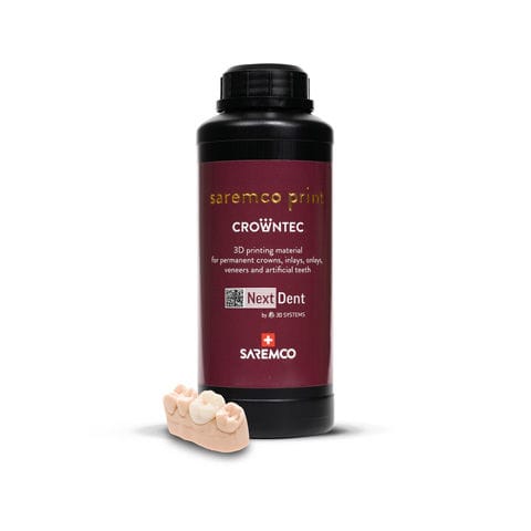 Resin dental material - CROWNTEC - 3D Systems - composite / for dental restorations / biocompatible