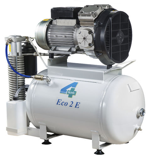 Dental compressor - ECO2E - 4TEK SRL   - medical / piston / 2-workstation