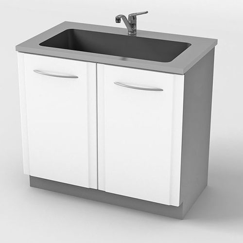 Cabinet unit with sink - G109S - ARIES MEDICAL Srl - multi-function / for general purposes / laboratory