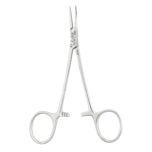 Surgical forceps 05072 ASA Dental hemostatic / curved