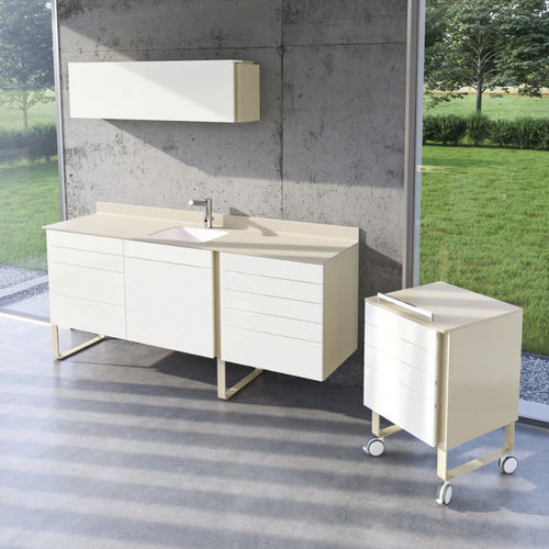 Dental instrument cabinet - Code 1 - ASTRA MOBILI METALLICI   - for dental clinics / with shelf / with door