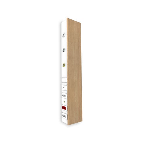 Wall-mounted bed head unit - SANIMED G - ATENA LUX - vertical / modular / for intensive care service