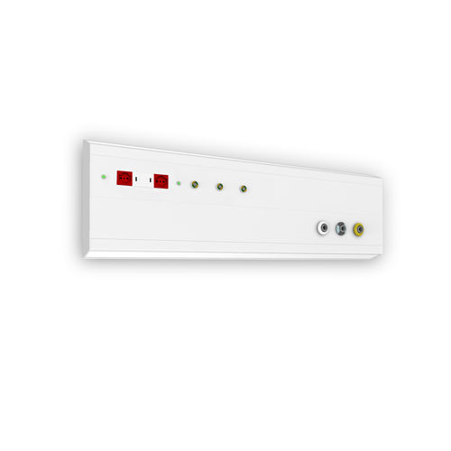 Horizontal bed head unit - TRIAL.2 - ATENA LUX - wall-mounted / modular / for dialysis centers