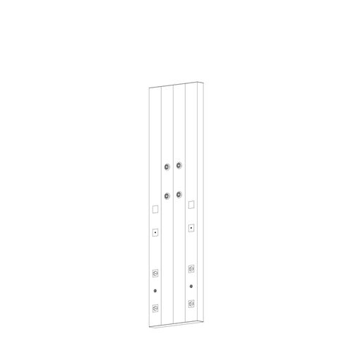 Vertical bed head unit THERAPY V.2 ATENA LUX for intensive care