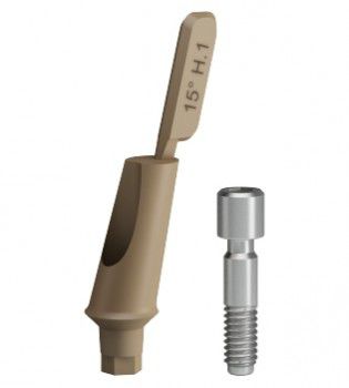 Titanium implant abutment - B&B DENTAL - PEEK / plastic / internal