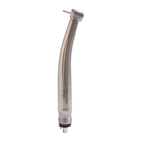 Dental turbine - Optima BA520FM - BA International - air / push-button / stainless steel