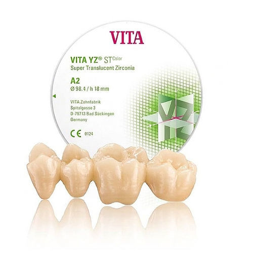 Dental CAD/CAM material - VITA YZ ST series - BEGO - zirconium dioxide / for dental bridges / for implant abutments