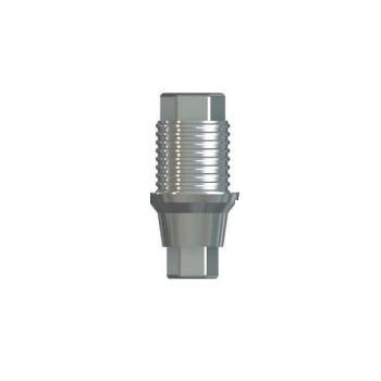 Titanium implant abutment - Tibs-01 series - BIOTEM.Co.,Ltd   - internal hexagon / straight / Ti-base