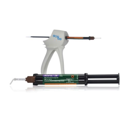 Hybrid composite dental material - Bisfil™ 2B - BISCO - for dental restorations / radio-opaque