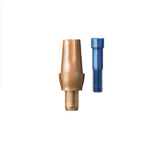 Titanium implant abutment - SKY esthetic  - bredent medical - internal / straight / narrow