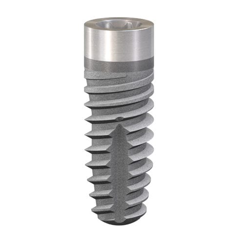 Cylindrical dental implant - classicSKY - bredent medical - titanium / internal / straight