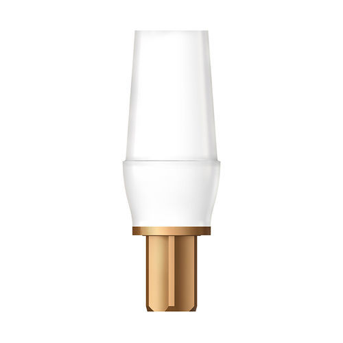 Titanium implant abutment - BioHPP SKY elegance - bredent medical - PEEK / internal / straight