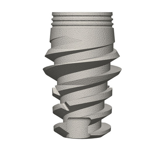 Conical dental implant - Saturn Premium series - Cortex-Dental Implants Industries - titanium / internal hexagon / straight