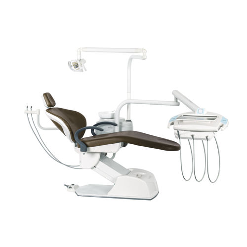 Dental treatment unit with electro-mechanical chair - CROMA T5 FLEX AIR - DABI ATLANTE - with delivery system / with light