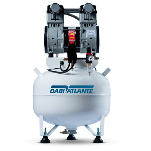 Dental compressor - DABI ATLANTE - piston / 1-workstation / lubricated