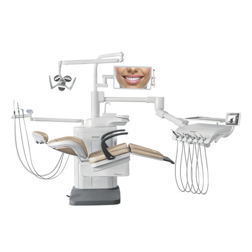 Dental treatment unit with chair - Versa Clinic - DABI ATLANTE - with monitor / with delivery system / with light