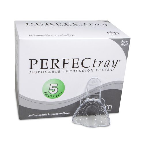 Partial denture dental impression tray - Perfectray® #5  - DenMat Holdings - upper / perforated