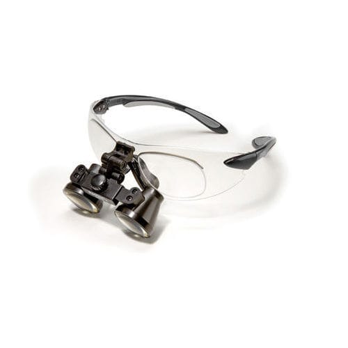 Glasses-type surgical loupe - Legacy™ Mirage - DenMat Holdings - with flip-up system