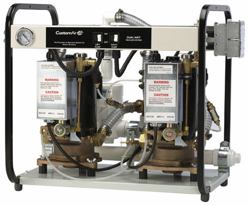 Dental vacuum pump - CustomAir Dual - DentalEZ Group   - liquid ring
