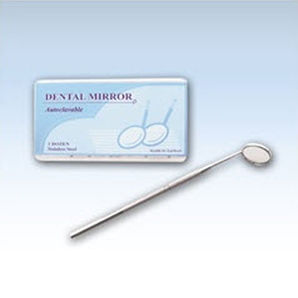 Dental mirror - DENTAMERICA, Inc.   - stainless steel / autoclavable