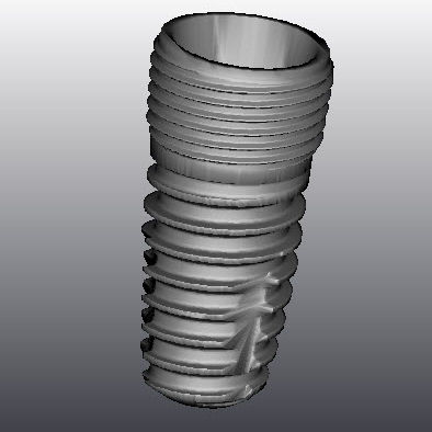Cylindrical dental implant - Implantium - Dentium - titanium / internal hexagon / self-tapping