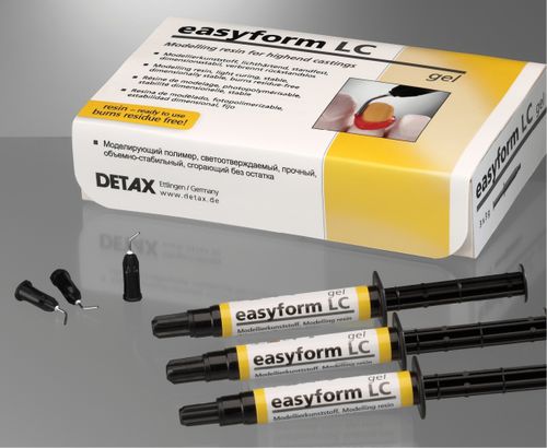 Resin dental material - easyform LC - DETAX GmbH & Co. KG   - casting / modeling / gel
