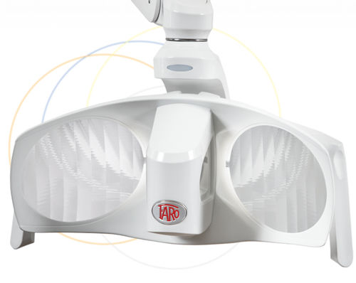 Ceiling-mounted surgical light - EVA  - FARO - wall-mounted / LED / halogen