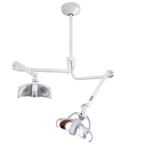 Ceiling-mounted medical pendant - DUO - FARO - intensive care / articulated / with surgical lamp