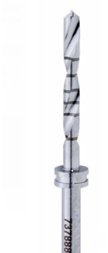 Dental implantology drill bit - 41SA102020 - FFDM-Pneumat   - stainless steel / cylindrical