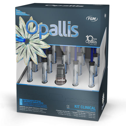 Resin dental material - Opallis  - FGM Dental Products - composite / for dental restorations / posterior teeth