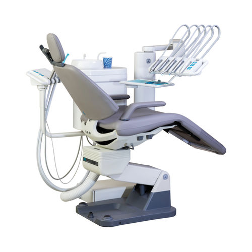 Dental treatment unit with chair - F1 Continental - FIMET - with monitor / with delivery system / with light