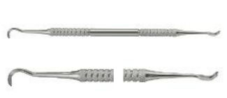 Double dental scaler - 501-0846 - FORESTADENT BERNHARD FÖRSTER GMBH   - orthodontic / with band pusher