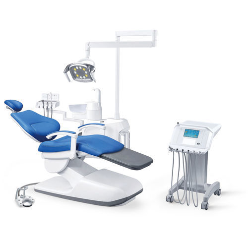 Dental treatment unit with chair - AL-398HA - Foshan Anle Medical Apparatus - with monitor / with delivery system / with light