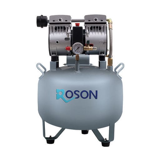 Dental compressor - RA02 - Foshan Roson Medical Instrument - for dental offices / 2-workstation / oil-free