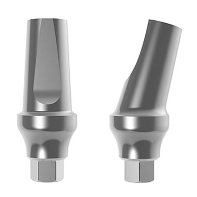 Titanium implant abutment - omny - GEASS S.r.l.   - internal / straight / angled