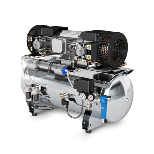 Medical air compressor - CLINIC DRY 6/90 HS - Gentilin - membrane / with air dryer / oil-free