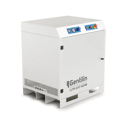 Medical air compressor - QUBE 550 - Gentilin - oil-free / silent