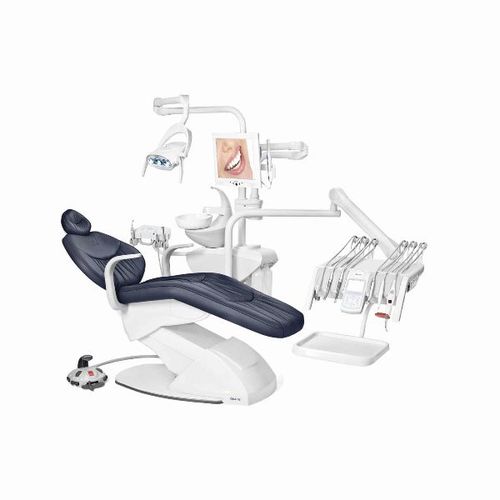 Dental treatment unit with electric chair - Gnatus G4 H - Gnatus - with monitor / with delivery system / with light