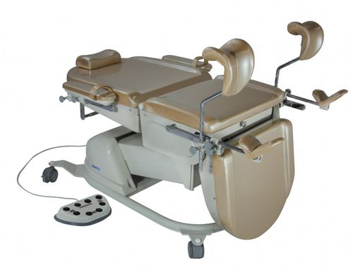 Gynecological examination table - RT2000 - Gnatus - electric / on casters / 3 sections