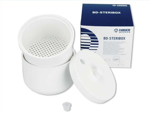 Dental instrument sterilization container - BD-Steribox - Hager & Werken - non-perforated / plastic / autoclavable