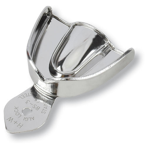 Lower dental impression tray - Algilock® - Hager & Werken - upper / perforated / non-perforated